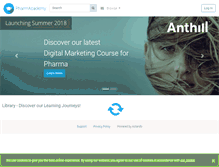 Tablet Screenshot of pharmacademy.com